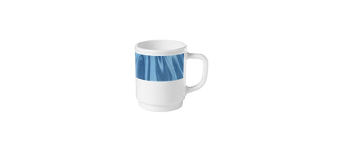Tazza mug decoro blu 25,8cl
