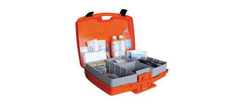 Valigia completa di pacco kit medicazione 51,5x41,5cm h 13,5cm