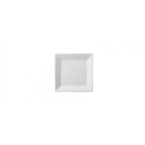 Piatto pane quadrato kimi bianco 14x14cm