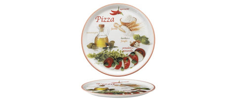 Piatto pizza foods digital print 33cm